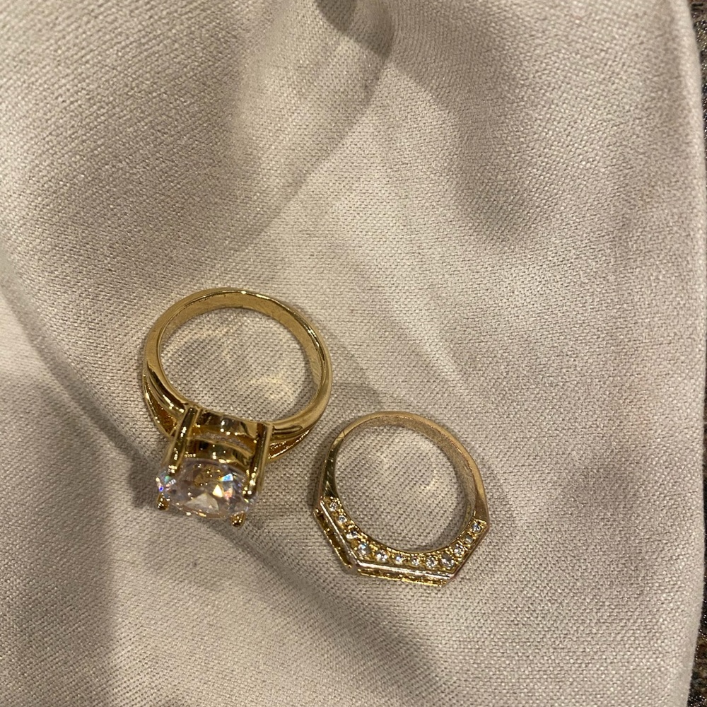 Moissanite Diamond Ring Stack - image 1